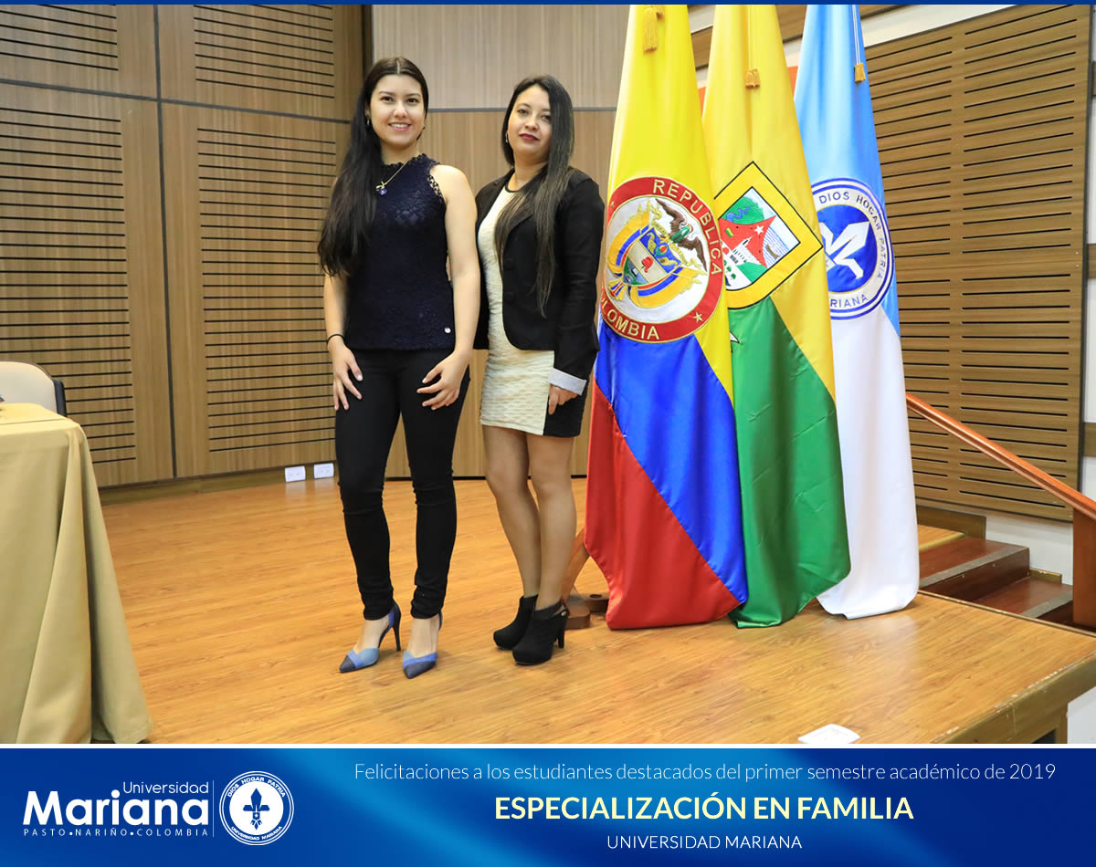RECONOCIMIENTO ACADÉMICO A ESTUDIANTES DESTACADOS DE LA UNIVERSIDAD MARIANA - PRIMER SEMESTRE DE 2019